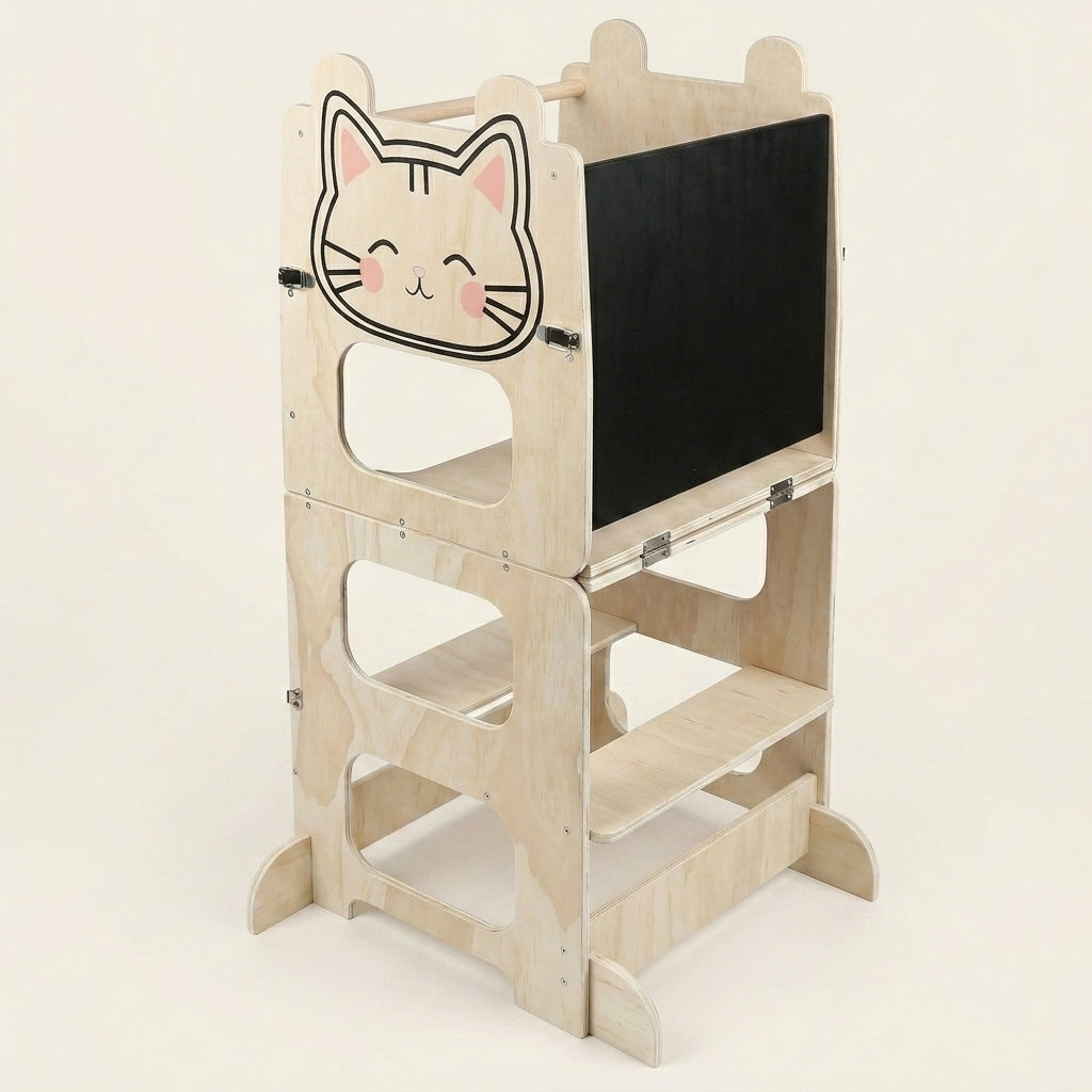 Tour d’apprentissage 3 en 1 — motif Chat