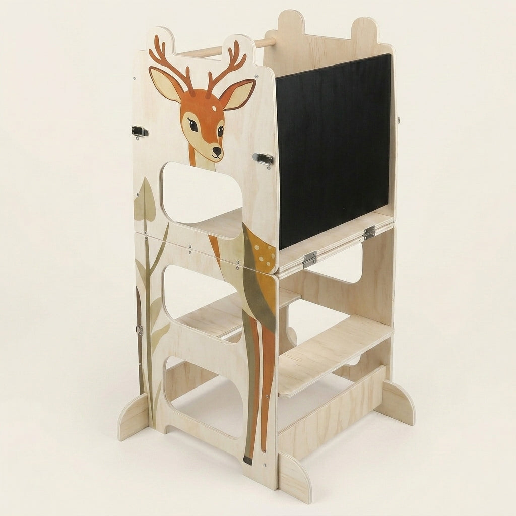 Tour d’apprentissage 3 en 1 — motif Cerf