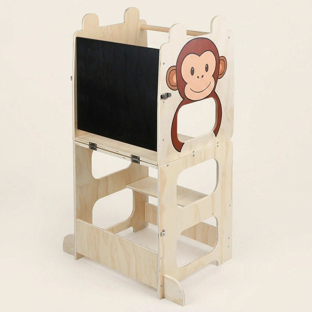 Tour d’apprentissage 3 en 1 — motif Singe
