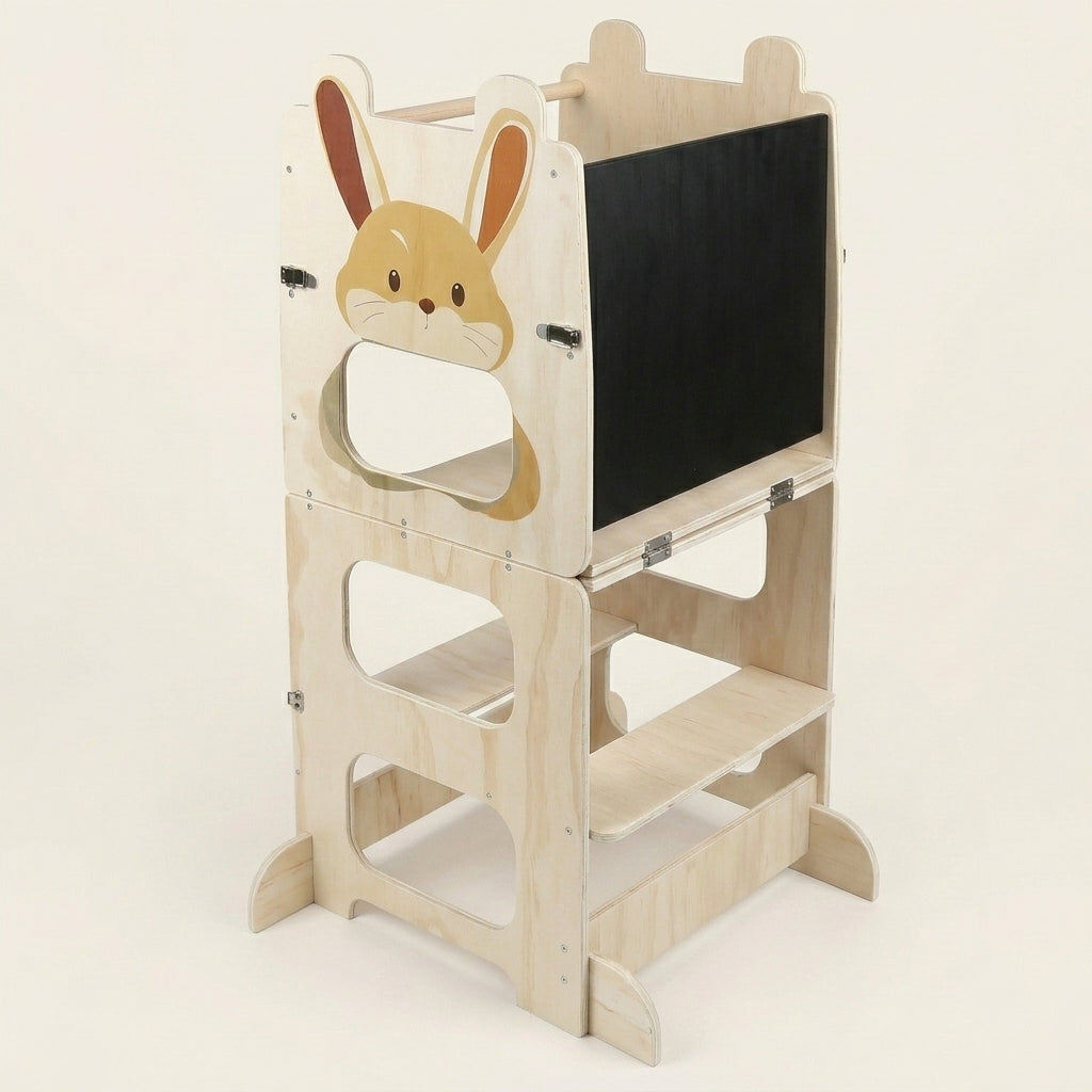 Tour d’apprentissage 3 en 1 — motif Lapin